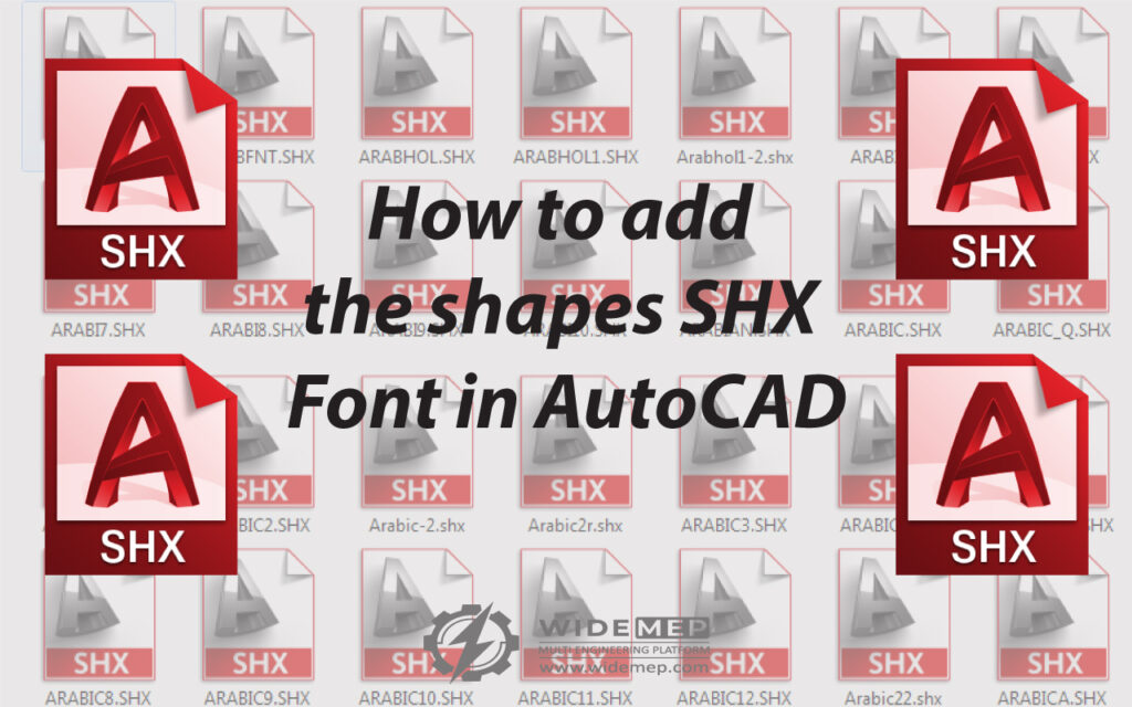 How to add the shapes SHX Font in AutoCAD