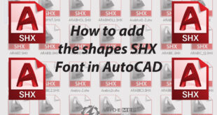 How to add the shapes SHX Font in AutoCAD